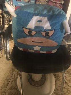 Brand new giant captain America cube bean bag