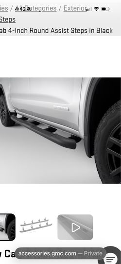 2019-2026 GMC SIERRA OEM RUNNING BOARDS
