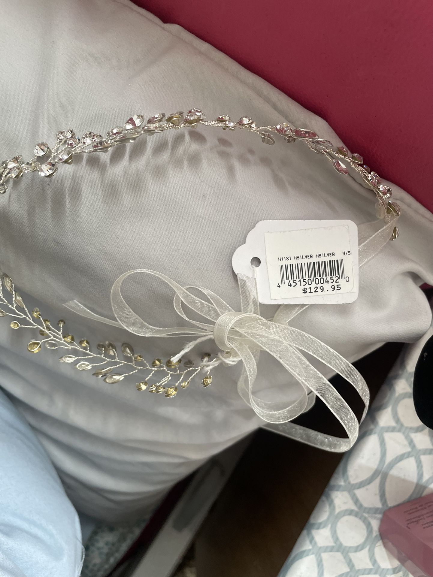 Wedding Headband With Diamonds 