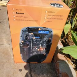 Blackmore BT 15"amplifie dj speaker ,rechargeable, 2250 w