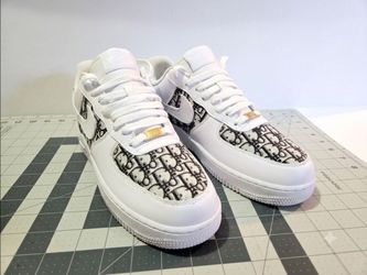 Nike Air Force 1 Custom Luxury Sneakers!  Red Bottoms