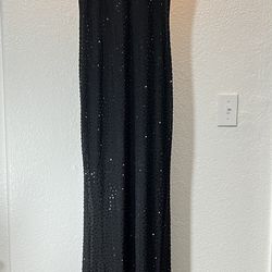 fashion nova Long dress  Black color Size s/m