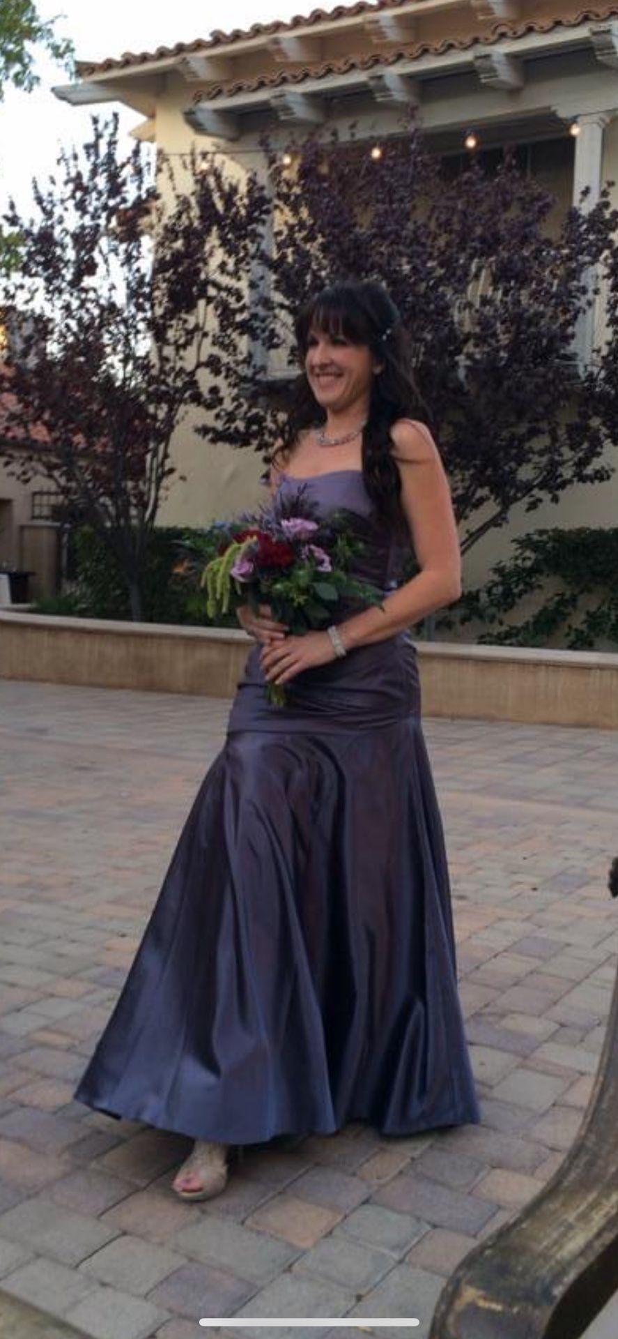 Vivian Diamond Dessy Collection Gown Bridesmaid Dress