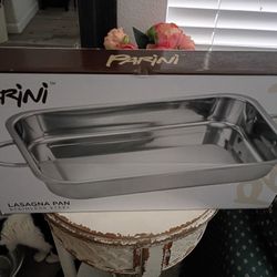 Parini Stainless Steel Lasagna Tray, New In Box