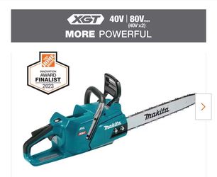 Makita new chain saw 40v XGT tool only