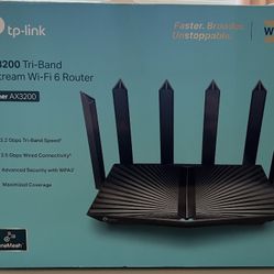 TP-Link Archer AX3200  WiFi 6 Tri Band Router 