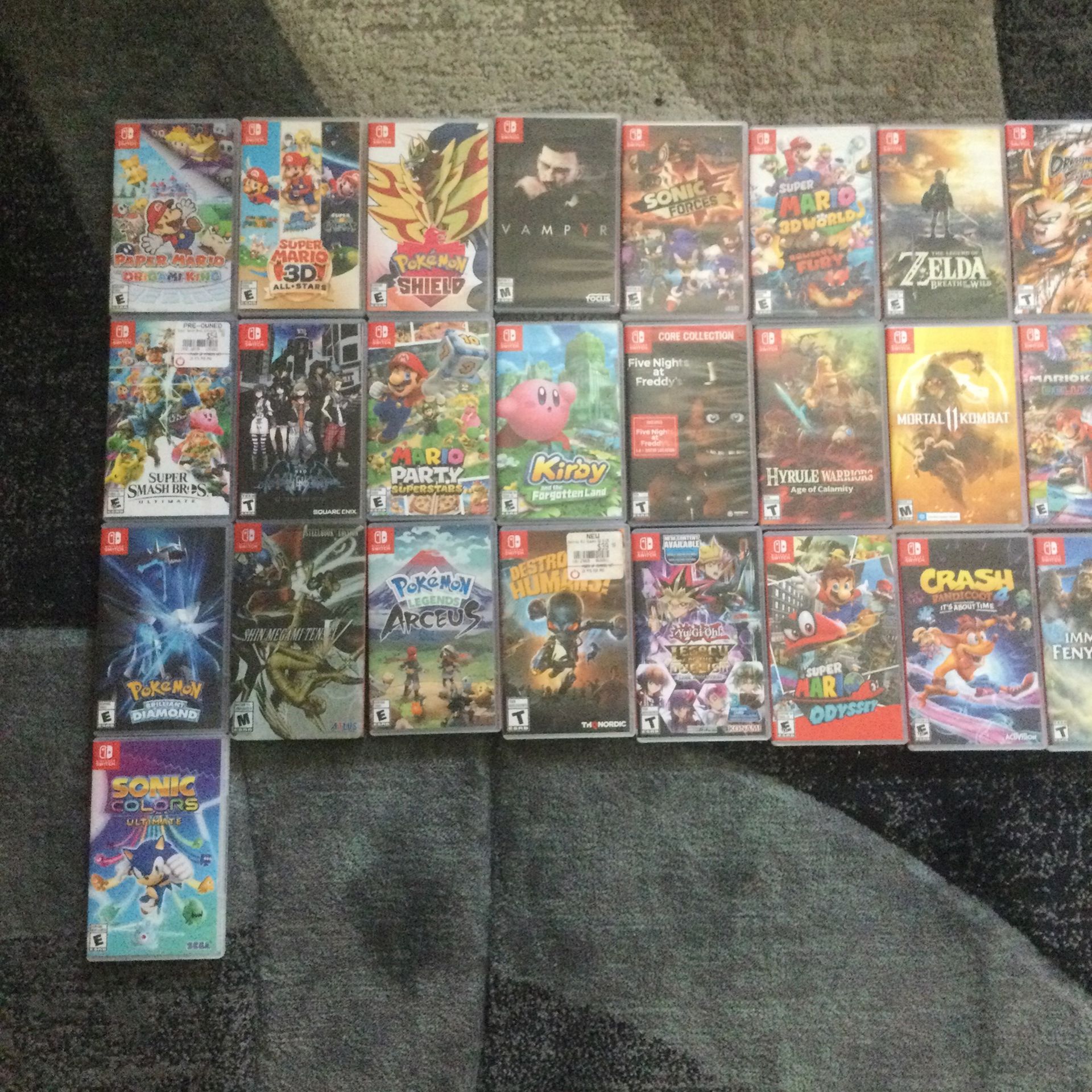 Nintendo Switch games For Sale $15-$20