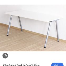 IKEA Galant Desk with Adjustable Legs
