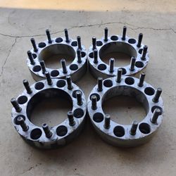 2" Wheel Spacers, Chevy 8x6.5 
