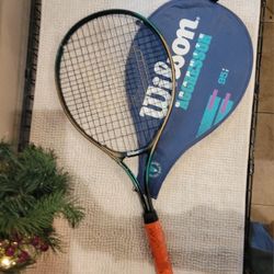 Wilson Tennis Racket With Zip Up Cover