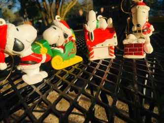 Rubber snoopy ornaments