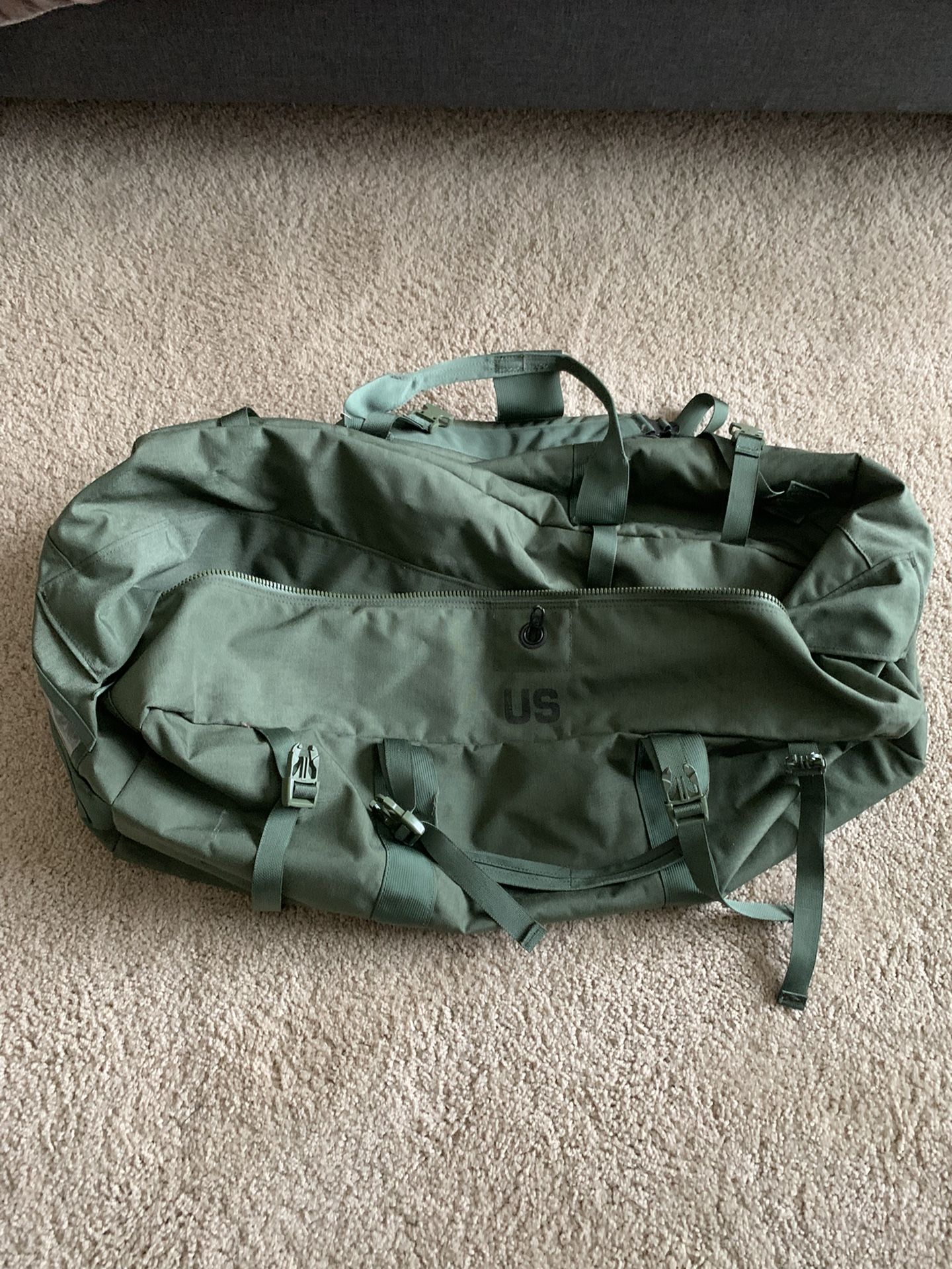 Military Duffle Bag With Backpack Straps