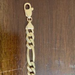 Gold 14 K Bracelet 37,3 Gram Figaro