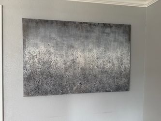 Large Abstract Textured Canvas Wall Art
