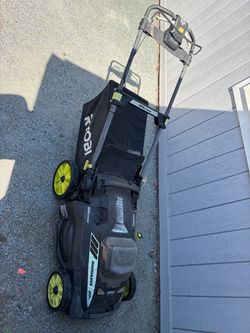 Ryobi 20 inch 40 volt lawn mower self- propelled