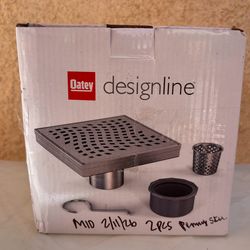 Oatey 6x6 Stainless Steel Square Shower Drain