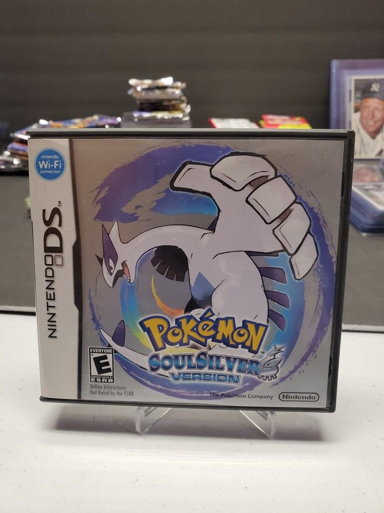 Pokemon Nintendo DS 2010 Pokemon SoulSilver Version Authentic (Paperwork Crisp Condition)