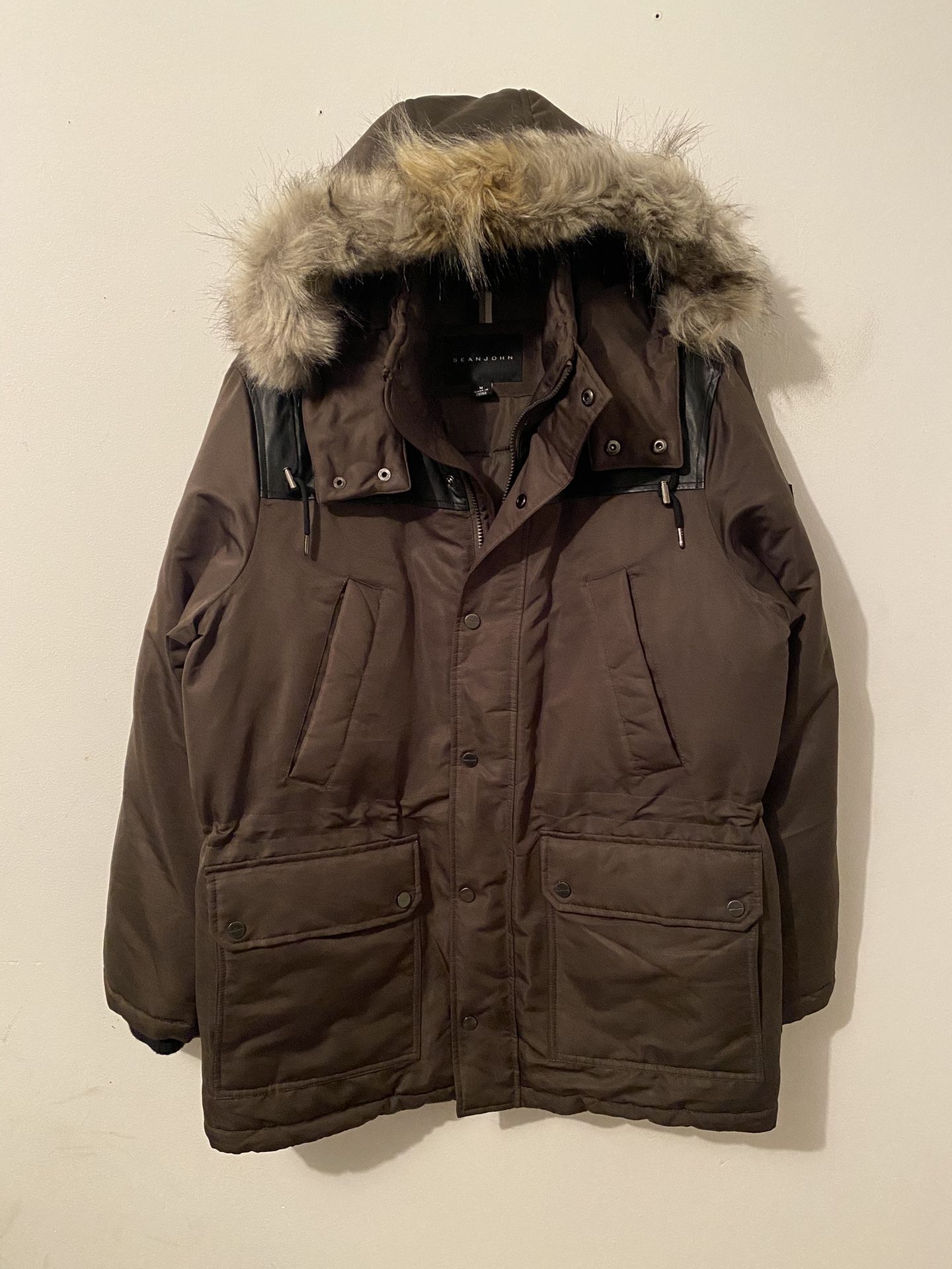 Sean John Puffer Parka Jacket Size Medium Men (No Tags)