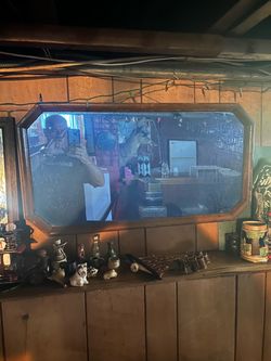 glass mirror vintage