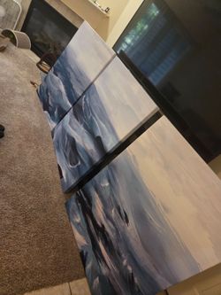 30x40inch Clock n Canvas