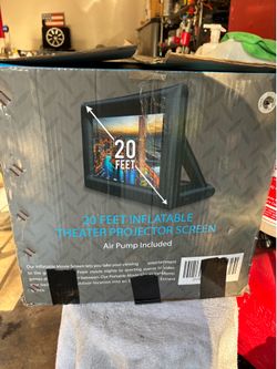 Blowup projection screen