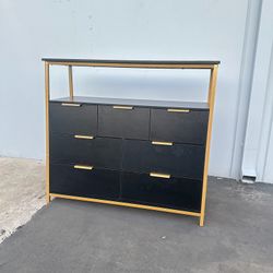 7drawer Storage Dresser With Shelf Entry Way Table 