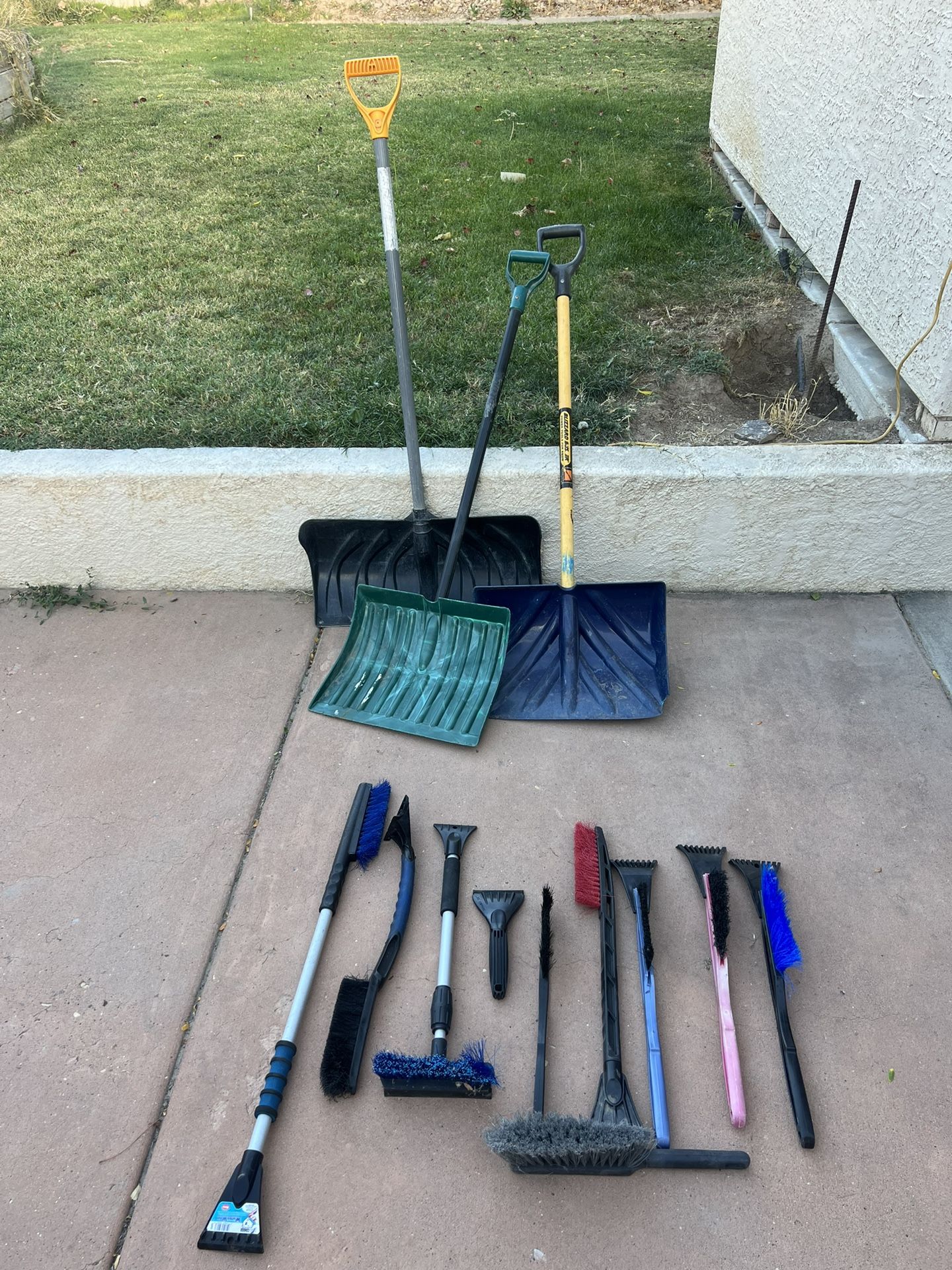 Snow Shovels And Car Ice Scrapers