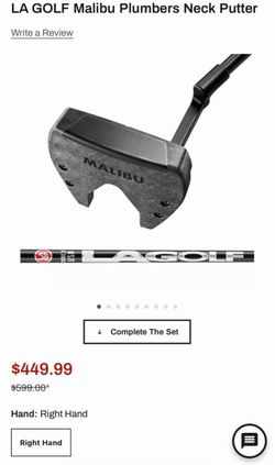 LA Golf putter malibu 34”