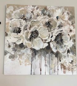 Z gallery Sparkly floral wall decor , 30 by 30