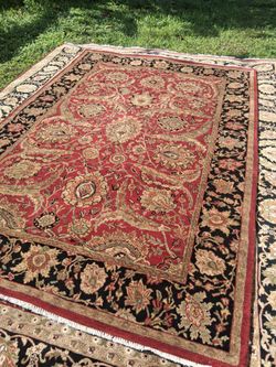 VERY NICE LARGE 8 BY 10 WOOL AREA RUG