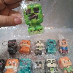 New Minecraft Squishy Keychains - $4 Each