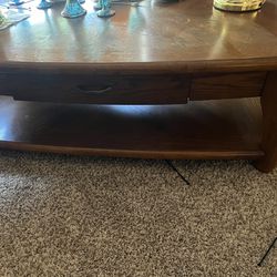 Coffee Table With Two End Tables