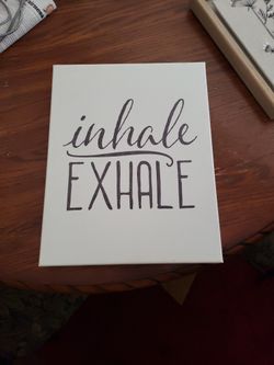 Inhale Exhale Canvas