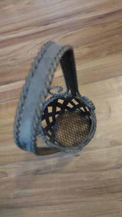 Vintage Metal Baskets Wine Bottle Holder