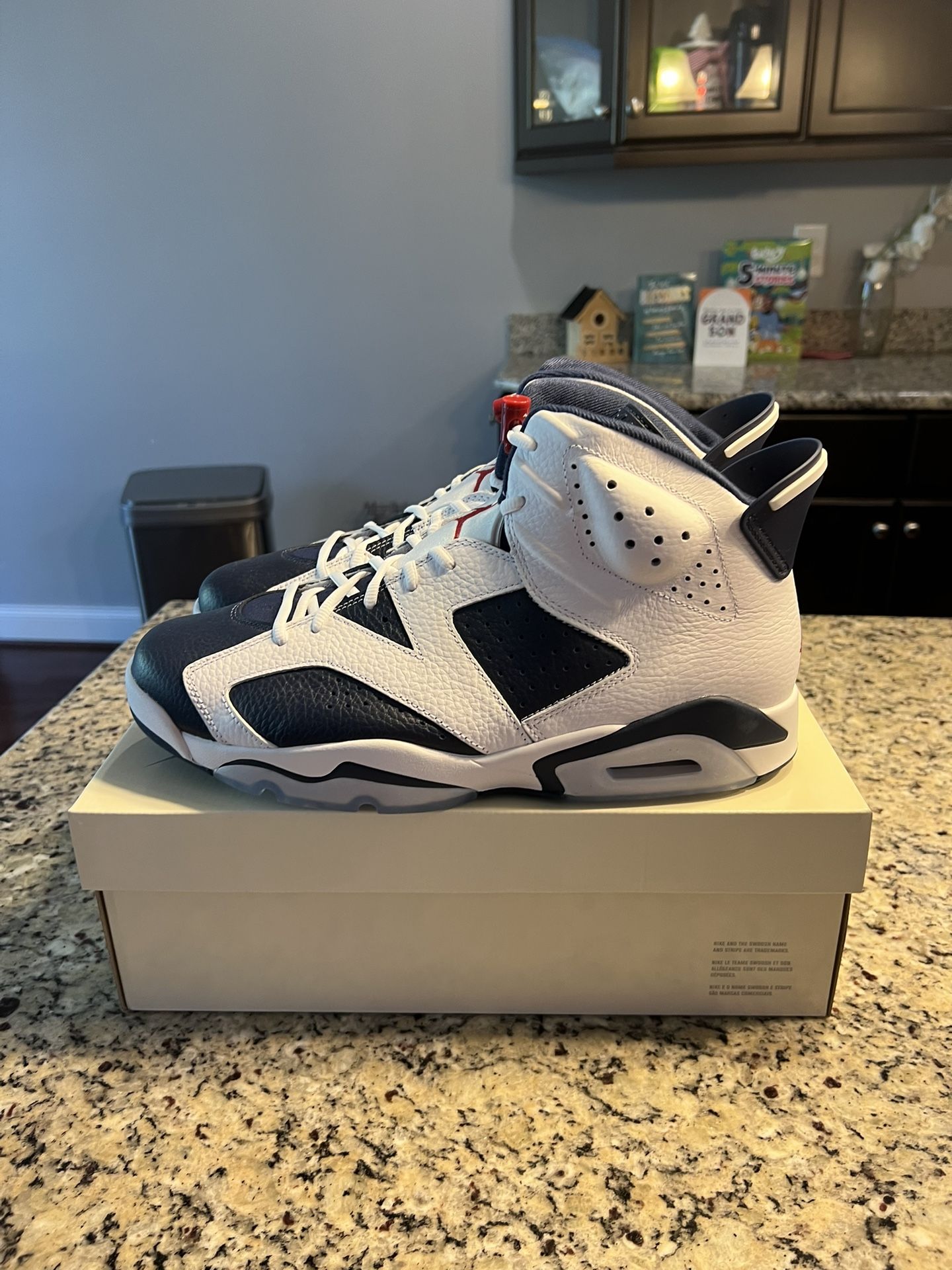 Size 13 Jordan 6 Retro 2024 Olympic SKU CT8529-164 Brand New No Box