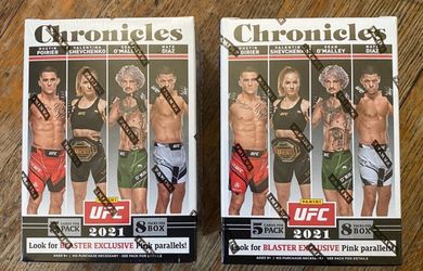 2021 Panini UFC Chronicles Blaster Box Factory Sealed - Khamzat Chimaev Rookie