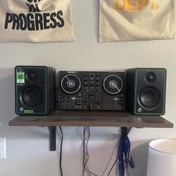 Speakers And Dj Board 