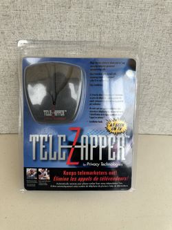 TeleZapper Telephone Telemarketer Blocker Privacy Technologies As Seen On TV NEW