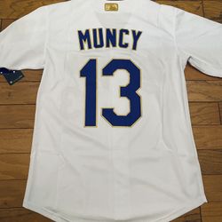 White Gold And Blue Los Angeles Dodgers, 2026 Championships Muncy Joins 