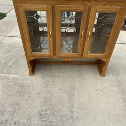 3 Doors Glass Cabinet