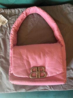 Balenciaga Pink Leather Shoulder Bag final price