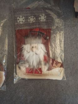 Old Saint Nick Christmas stocking