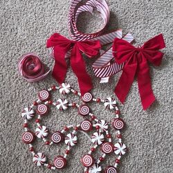 Garland and ribbon