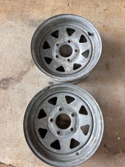 Trailer rims -2 like new 13”