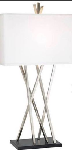 Two end table lamps