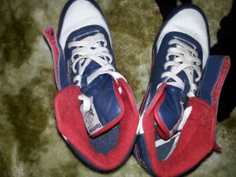 Reebok id FLY4LIFE RED WHITE BLUE LMTD size 11