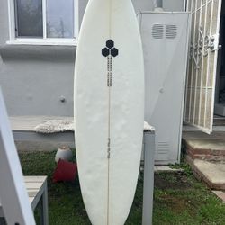 Channel Islands Twin Pin 6’1 with Keel Fins
