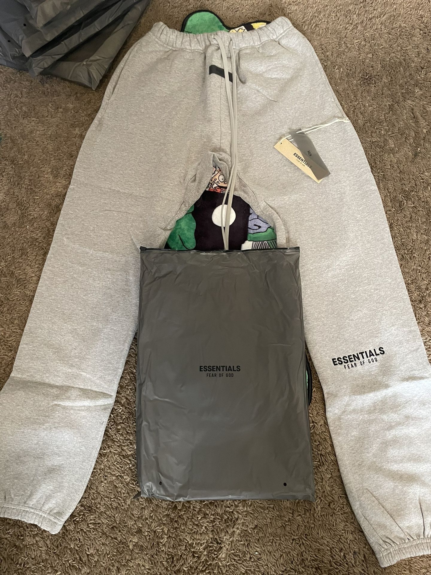 Grey Essentials Sweat Pants