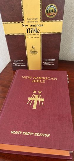 New American bible giant print