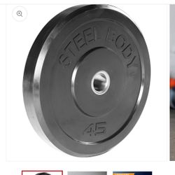 2x 45 Brand New Rubber Olympic Plates HUGE DEAL